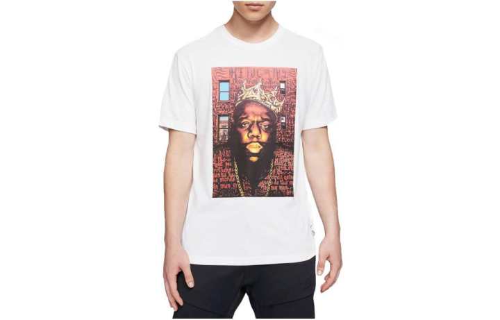 Nike Nike T Shirts Men's White Crew Neck Moderate Straight Fit