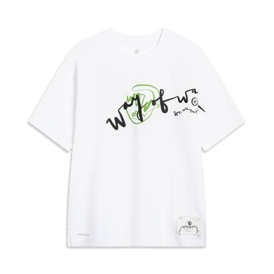 Li-Ning Li Ning T Shirt Unisex Standard White