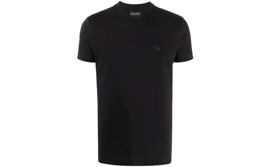 EMPORIO ARMANI Logo Patch Crewneck T Shirt