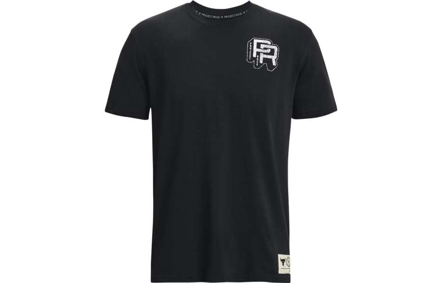 Under Armour Men Project Rock Training Heavyweight T-Shirt Black