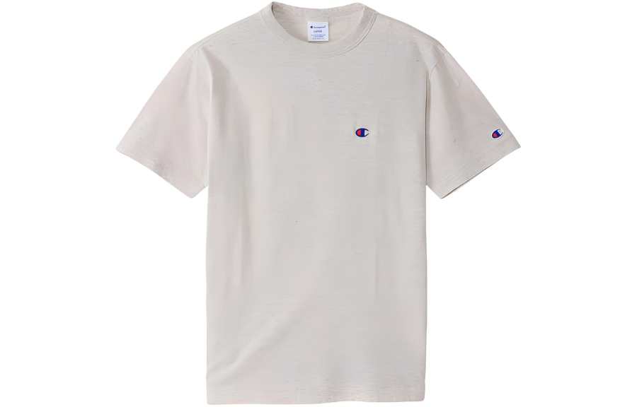 Champion T Shirt Japan Version Unisex Ecru