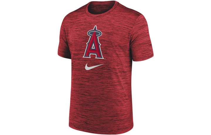 Nike Nike T Shirts Men's Red Crew Neck Moderate Straight Fit