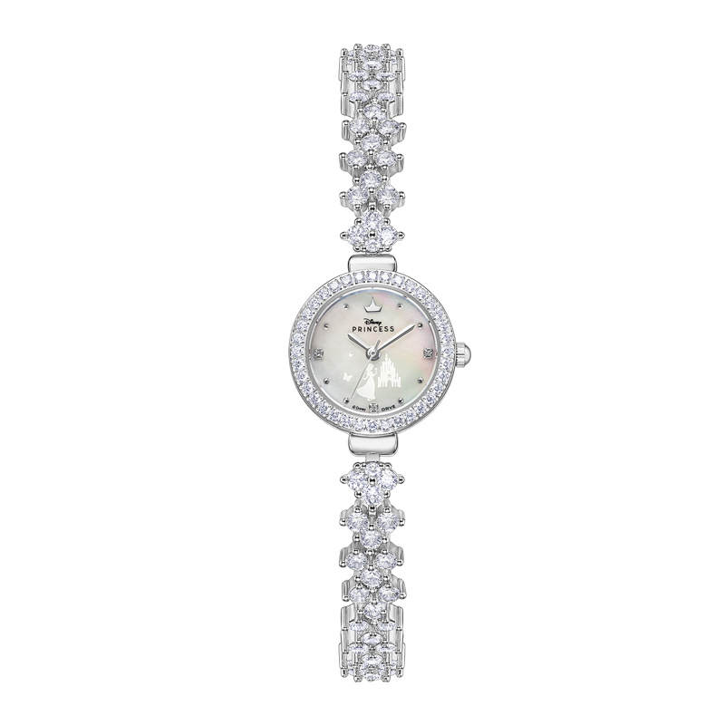 Disney Princess Quartz Movement Watch Women's Watch Mother of Pearl Color Watch Dial Waterproof