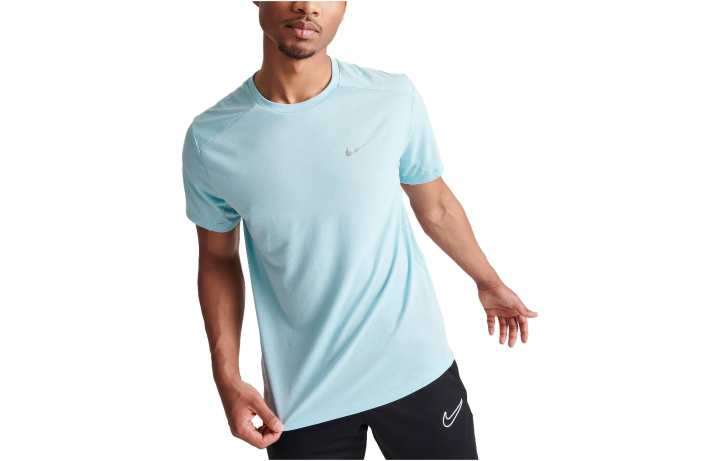 Nike Nike T Shirts Men's Blue Crew Neck Thin