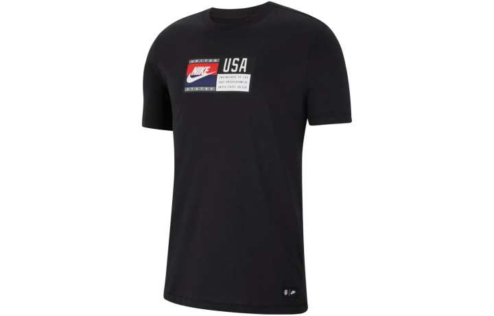 Nike Nike T Shirts Men's Black Crew Neck Thin Straight Fit