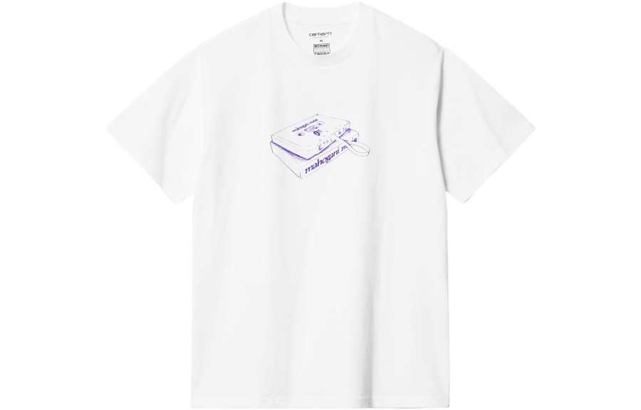 Carhartt WIP T Shirts Men's White Crew Neck Moderate
