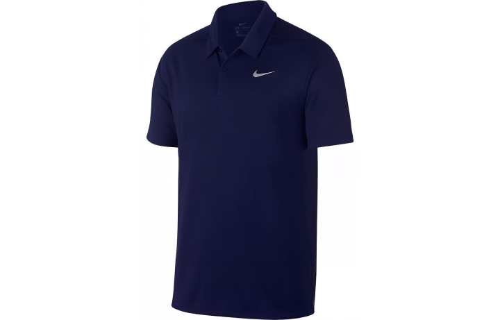 Nike Nike T Shirts Men's Blue Polo Collar Moderate Straight Fit