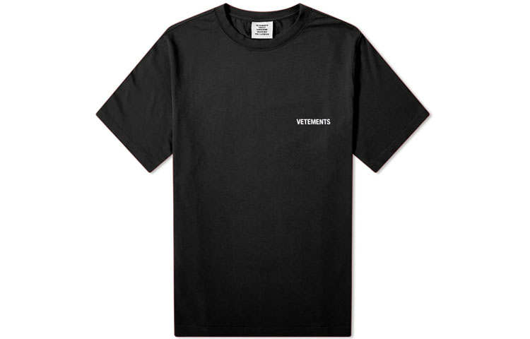 Vetements Logo Front Back T Shirt