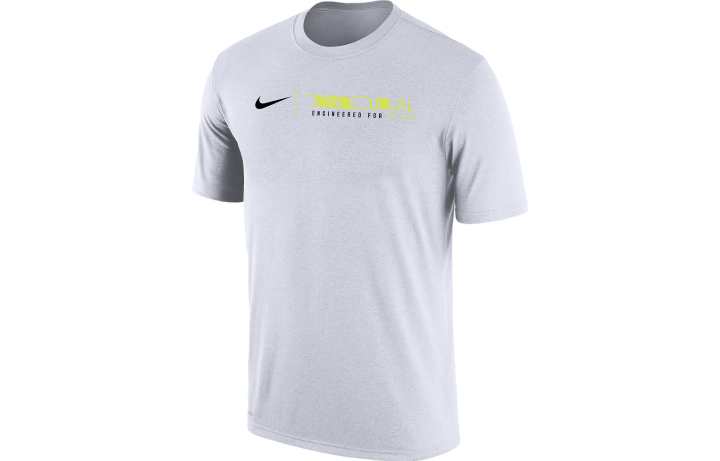 Nike Nike T Shirts Men's White Crew Neck Moderate Straight Fit