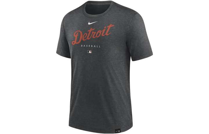 Nike Nike T Shirts Men's Gray Crew Neck Moderate
