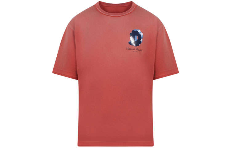 Maison Margiela Logo Printed Crewneck T-Shirt