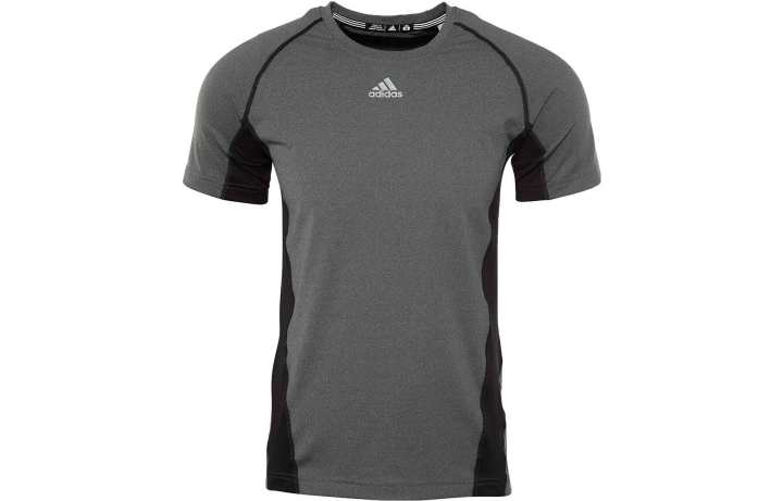 Adidas Adidas T Shirts Men's Gray Crew Neck Thin Straight Fit