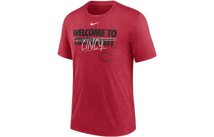 Nike Nike T Shirts Men's Red Crew Neck Thin Straight Fit
