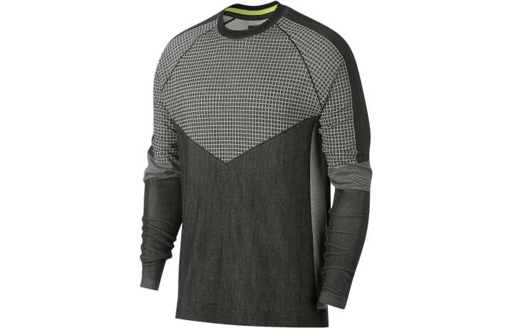 Nike Nike T Shirts Men's Black Crew Neck Moderate Straight Fit