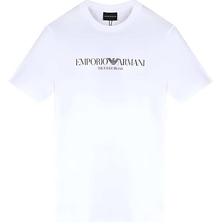 EMPORIO ARMANI Regular T Shirt Men's White