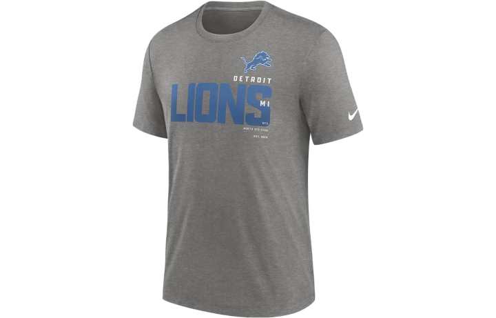 Nike Nike T Shirts Men's Light Gray Crew Neck Moderate Straight Fit