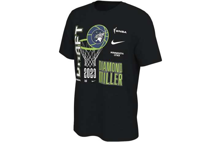 Nike Nike Diamond Miller Minnesota Lynx Men's Nike Wnba T Shirt