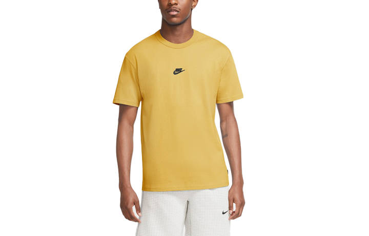 Nike Nike Drop Shoulder Sleeve T-Shirt Men's Yellow