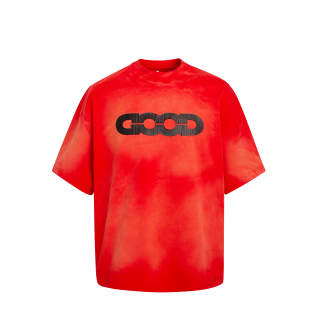 GB T Shirts Unisex Red Crew Neck Moderate