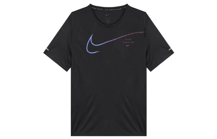 Nike Nike Dri Fit T Shirts Men's Black Crew Neck Moderate