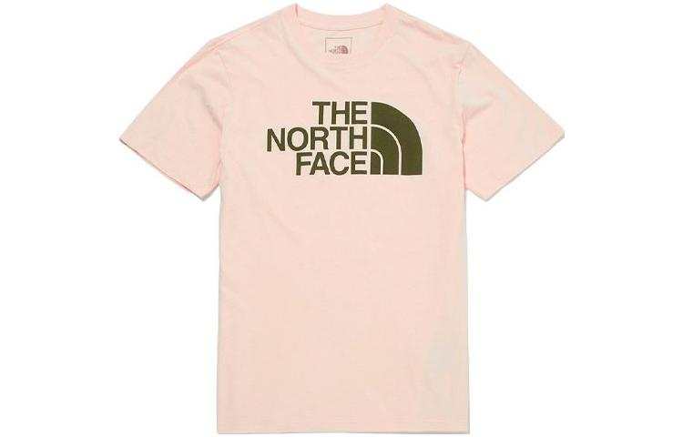 THE NORTH FACE T Shirts Unisex Pink Crew Neck Moderate Straight Fit