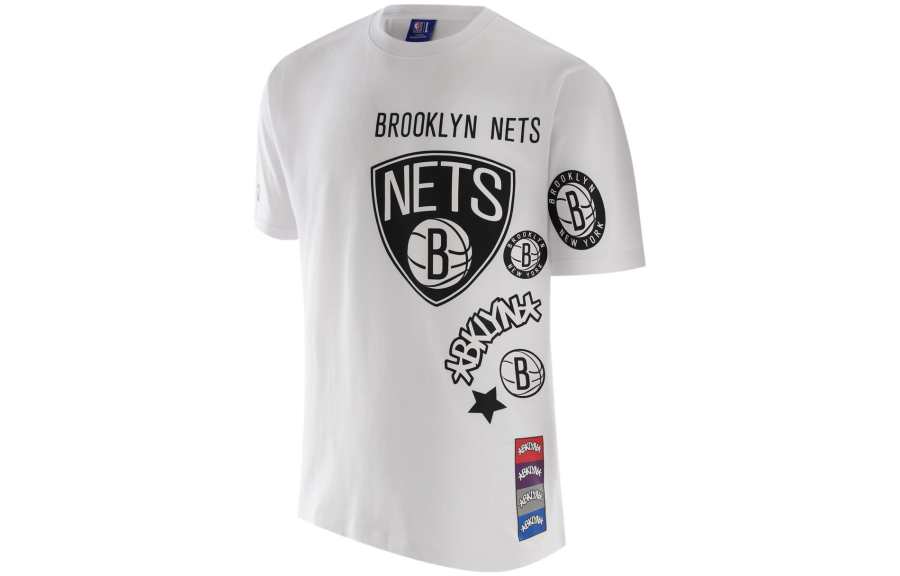 NBA NBA Set in Sleeve T Shirt Unisex White