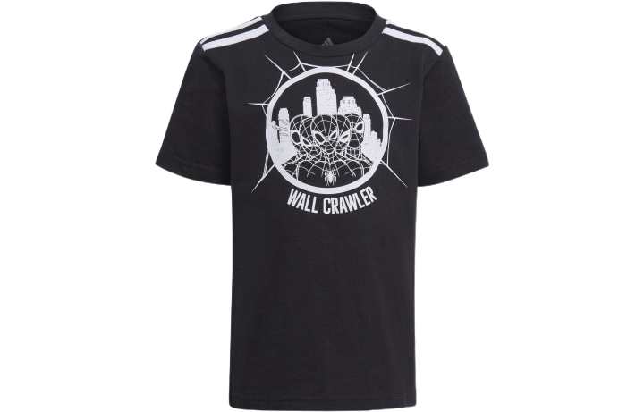 Adidas Adidas T Shirts Men's Black Crew Neck Moderate Straight Fit