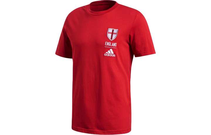 Adidas Adidas T Shirts Men's Red Crew Neck Moderate Straight Fit
