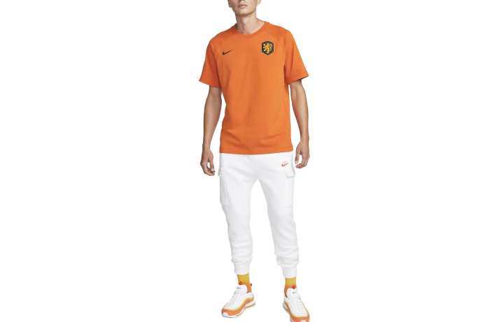 Nike Nike T Shirts Men's Yellow Crew Neck Thin Other