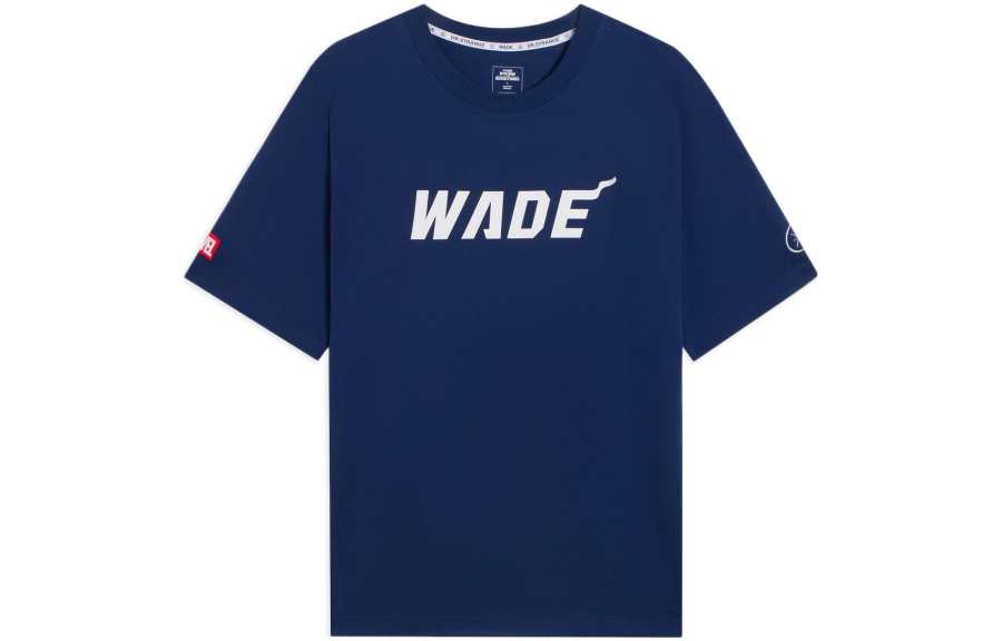 Li-Ning Li Ning x MANWEI,LIANMINGKUAN Disney T Shirt Men's Navy