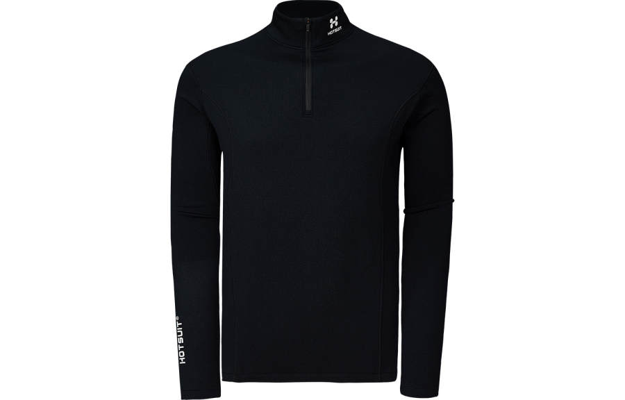 HOTSUIT T Shirts Men's Stand Collar Moderate Straight Fit
