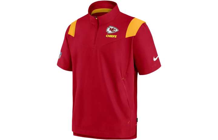 Nike Nike T Shirts Men's Red Stand Collar Moderate