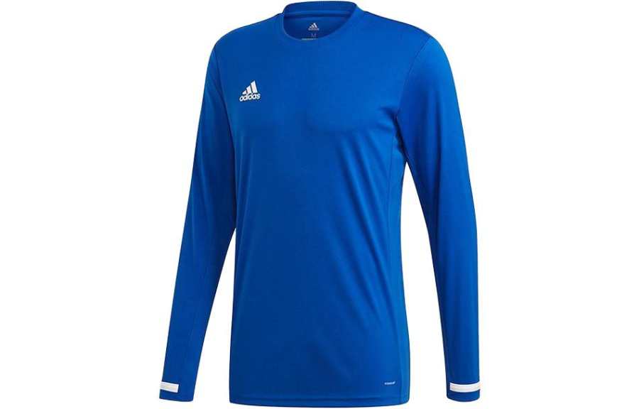 Adidas Adidas T Shirts Men's Blue Crew Neck Moderate Straight Fit