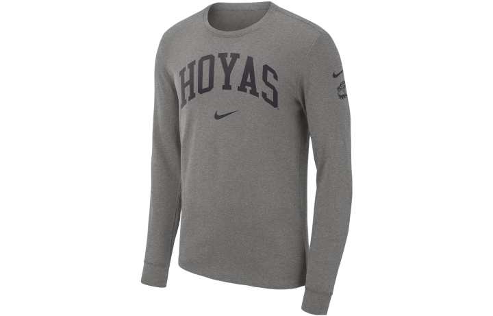 Nike Nike T Shirts Men's Gray Crew Neck Moderate Straight Fit