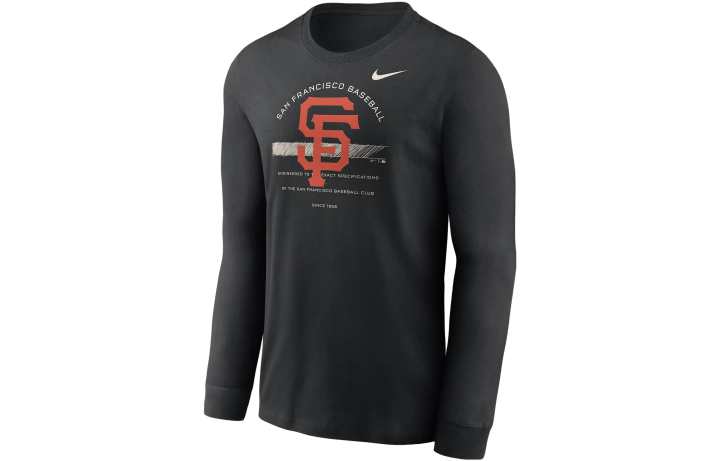 Nike Nike T Shirts Men's Black Crew Neck Moderate Straight Fit