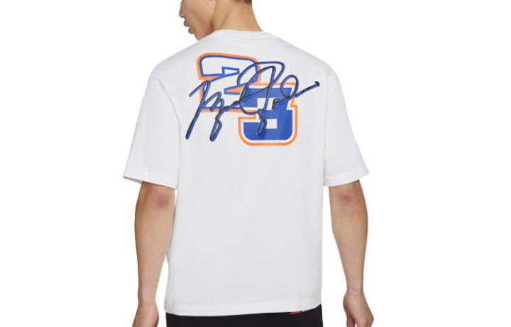 Jordan Jordan Sport T Shirts Men's White Crew Neck Moderate Straight Fit
