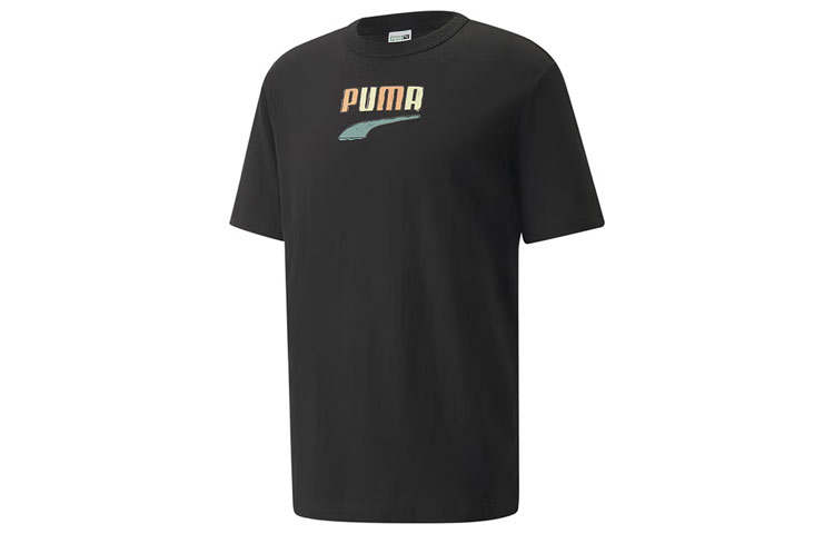 PUMA Set-in Sleeve T-Shirt Men's Black