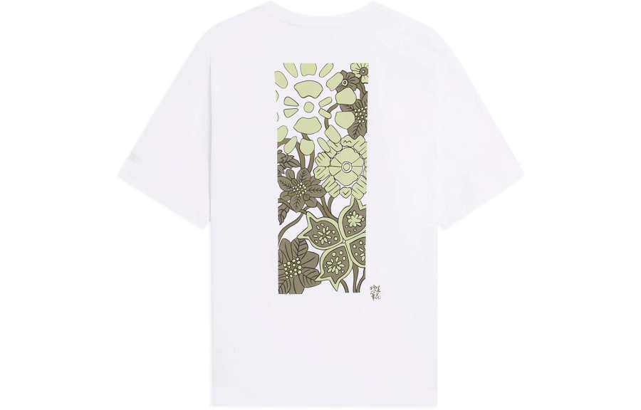 Li-Ning Li Ning Sports Trendy Collection T Shirt Unisex White