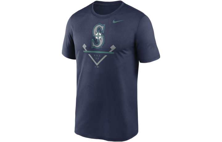 Nike Nike T Shirts Men's Marine Crew Neck Moderate Other