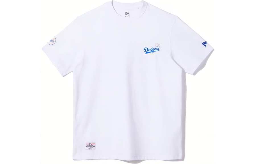 New Era T Shirts Unisex White Crew Neck Moderate