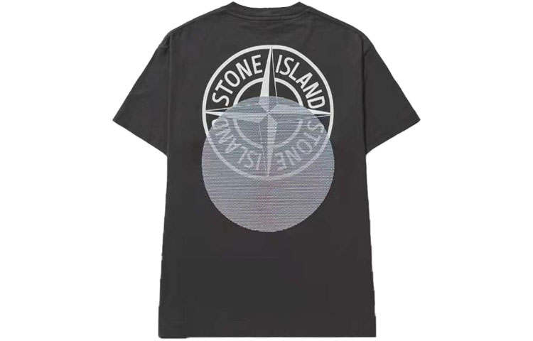 STONE ISLAND SS22 T Shirt Men's Charcoal Gray