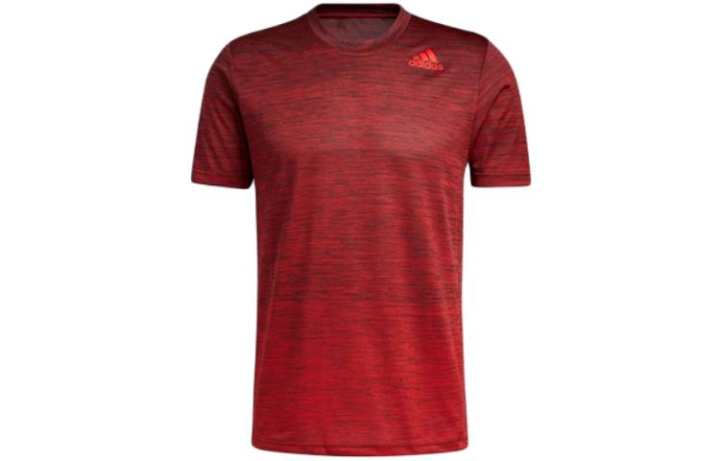 Adidas Adidas T Shirts Men's Rouge Crew Neck Moderate Straight Fit