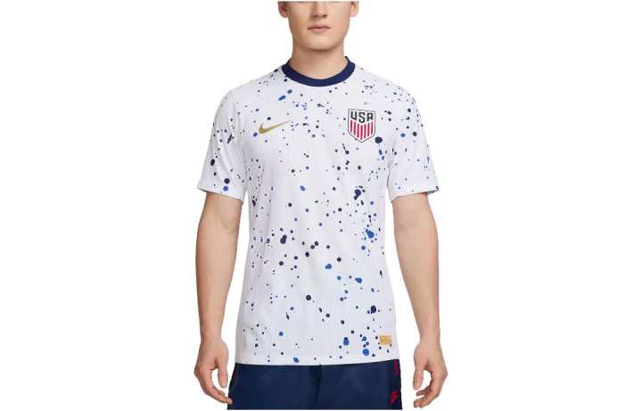 Nike Nike United States Soccer Olympic Collection U.S. 2023 Match Home T Shirt Men's White