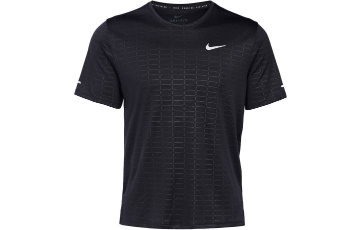 Nike Nike T Shirts Men's Black Crew Neck Moderate Straight Fit