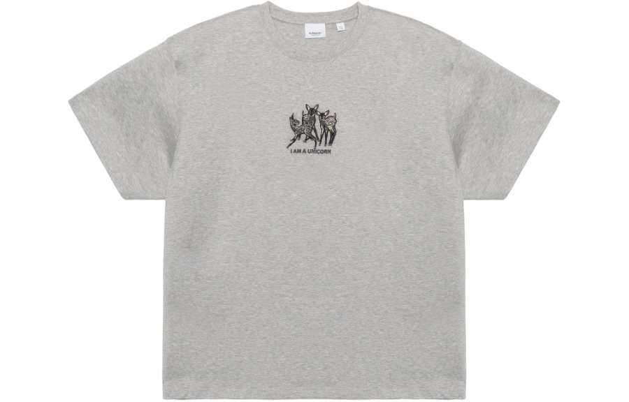 Burberry Fawn Enbroidered T Shirt