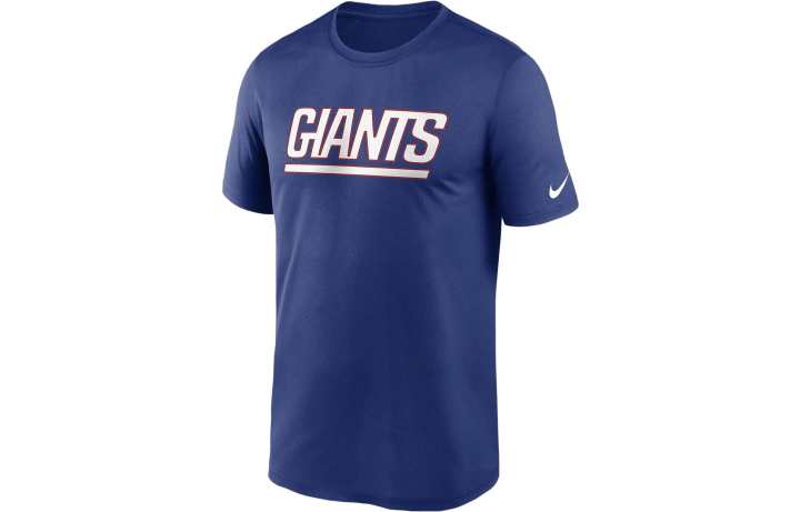 Nike Nike Dri Fit T Shirts Men's Blue Crew Neck Moderate Straight Fit