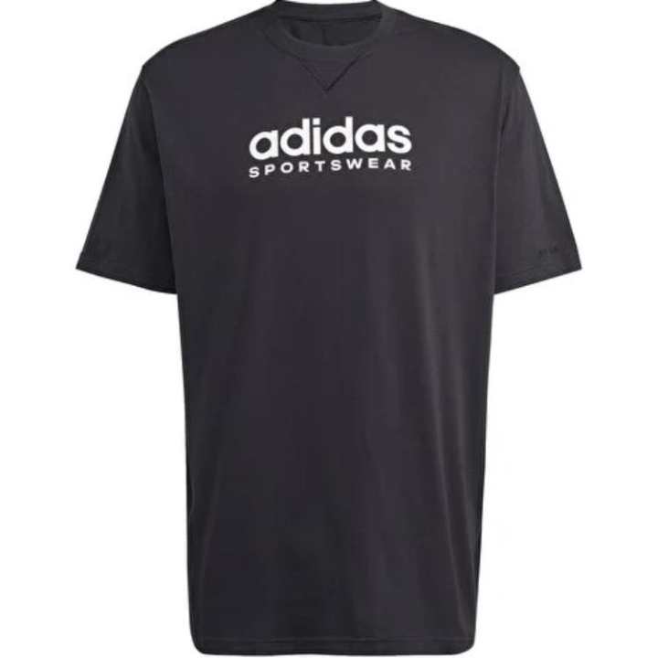 Adidas Adidas T Shirts Men's Black Crew Neck Moderate Straight Fit