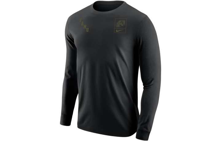Nike Nike T Shirts Men's Black Crew Neck Moderate Straight Fit