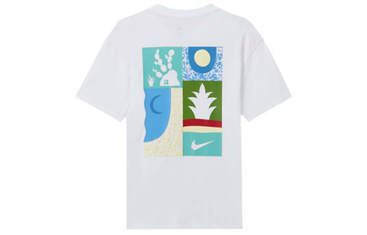 Nike Nike Drop Shoulder Sleeve T Shirt Men's White