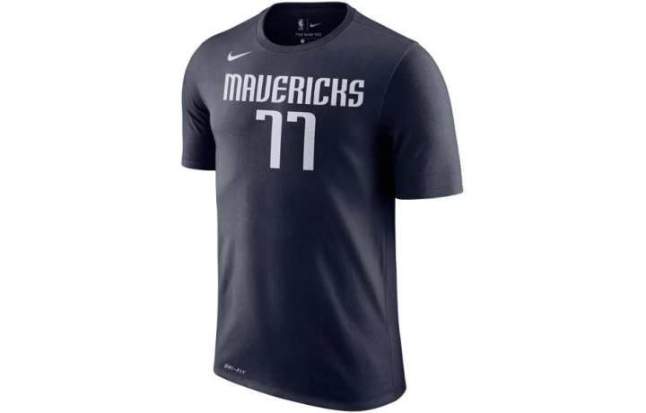 Nike Nike T Shirts Men's Navy Blue Crew Neck Moderate Straight Fit